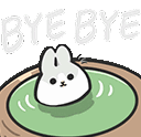 BunnyByeByeTea Discord emoji