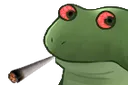 bruhfrogsmoking Discord Emoji