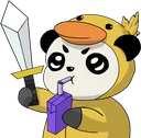 AngryThirstyDuckPanda Discord Emoji