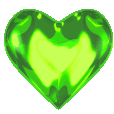 Green Crystal Heart Discord Emoji