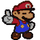 MarioFingerWag Discord Emoji