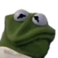 KermitSillyStareWhat Discord emoji