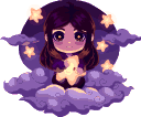 starry_night_aesthetic_girl Discord emoji