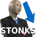 stonksdown Discord emoji
