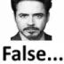 false