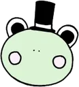 tophat_froggie_mangoo Discord Emoji