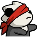 Panda Blindfold Discord Emoji