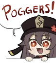 HutaoPoggers Discord Emoji