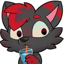 FA_FoxxoWorriedSip Discord Emoji