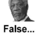 false