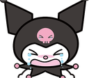 sanrio_kuromi_cry_mad_ree_tantru Discord emoji