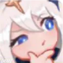 Paimon Think PaimonThink Discord Emoji