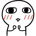 w_whiteguyblush2 Discord emoji