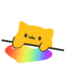 bongocat_rainbowheart Discord emoji