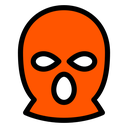 skimask_orange Discord emoji