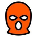skimask_orange Discord Emoji