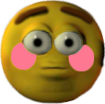 blushing Discord emoji