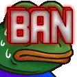 Pepe Ban PepeBan Discord Emoji
