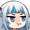 Gura_Pout Discord emoji