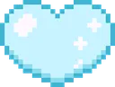 Heart Blue Light Discord Emoji