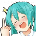 HatsuneMiddleFinger