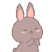 AP2Uxvbunnyyayclap Discord emoji
