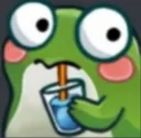 Frog Sip frog_sip Discord Emoji