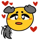 emojiLOBOAPAIXONADO