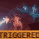 Godzilla_Triggered Discord Emoji