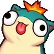 Quilava_licks