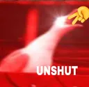 unshut
