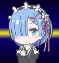 Rem Think Discord Emoji