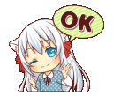nh_gif_shironeko_ok Discord Emoji
