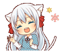 nh_gif_shironeko_wave Discord Emoji