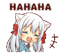 nh_gif_shironeko_laugh Discord emoji