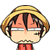 Luffy_Sweating Discord emoji
