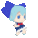 UDUbluehaireddance Discord Emoji