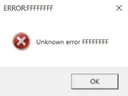 ERRORFFFFFFFF