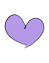 Pastel Purple Heart Discord Emoji