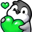 PenguHeartGreen