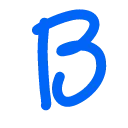 6518blueletterb Discord Emoji