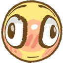 AirHeadFlushed Discord Emoji