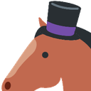 tophat_horse Discord emoji