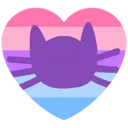 catgenderheart Discord Emoji