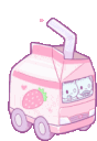 Pink Car Hello Kitty Discord Emoji