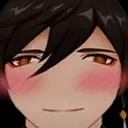 blushing