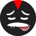 EmojiDarkieLipbite