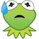 KermitEmojiSweat Discord emoji