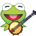 KermitEmojiBanjo Discord emoji