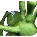 KermitCryDoNotSee Discord emoji